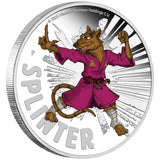 2025 Teenage Mutant Ninja Turtles - Splinter 1oz Silver Coloured Coin