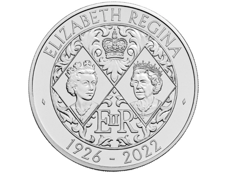 2022 Queen Elizabeth II 5 pound Brilliant Uncirculated Coin