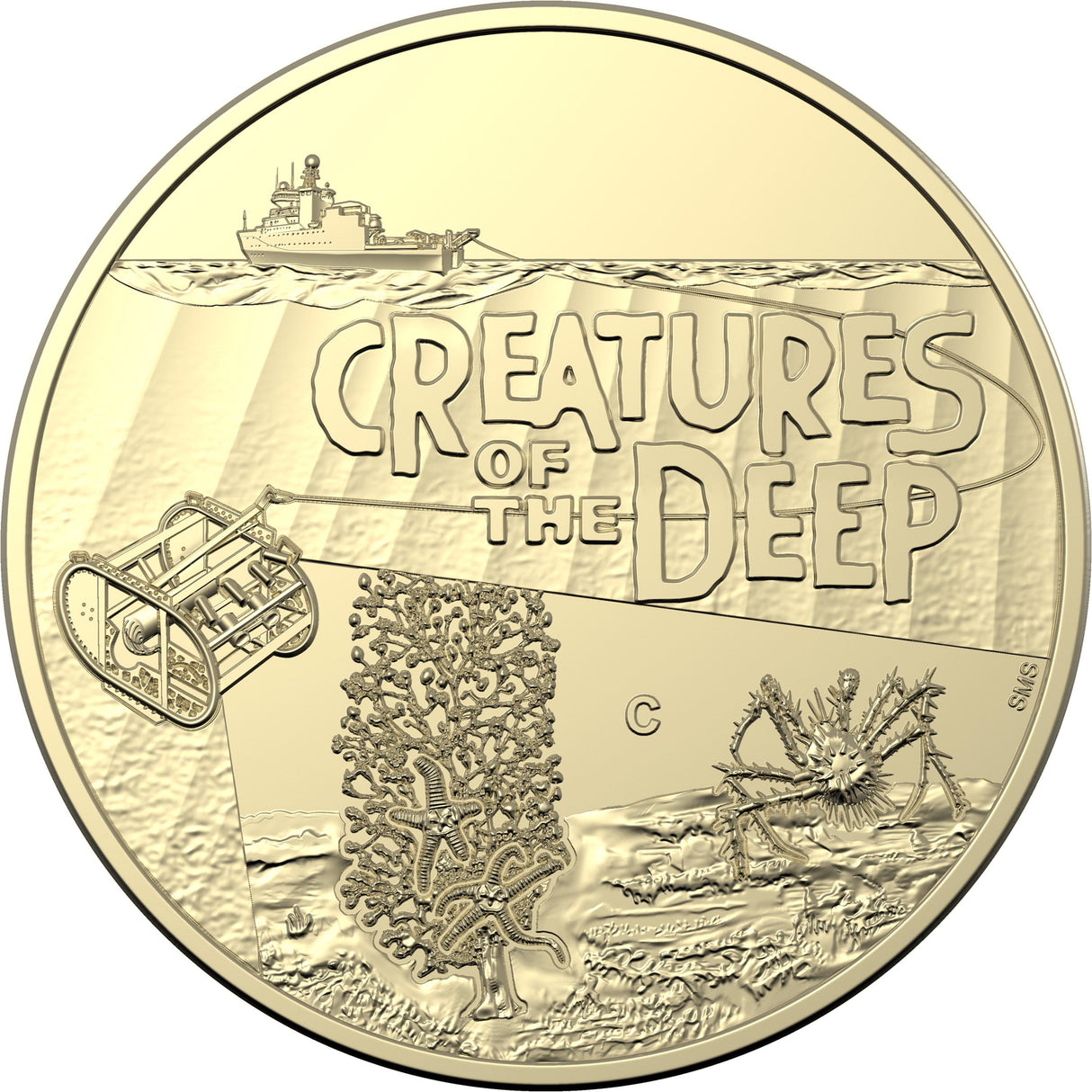 2023 $1 Mintmark and Privy Mark Uncirculated Four-Coin Set. Creatures of the Deep