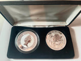 1998 Perth Coin Fair Silver Coin and Medallion Set