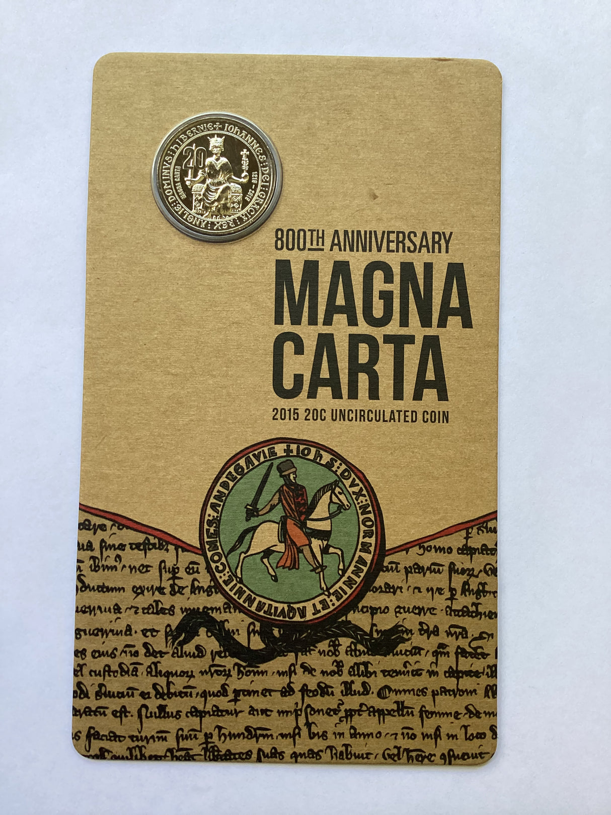 2015 20c 800th Anniversary of Magna Carta