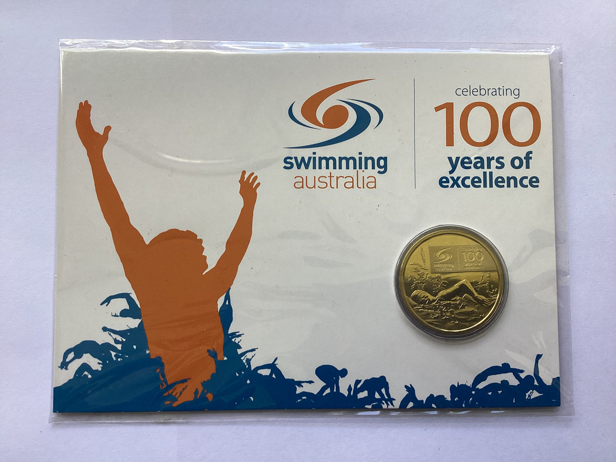 2009 $1 Swimming Australia 100 Years of Excellence