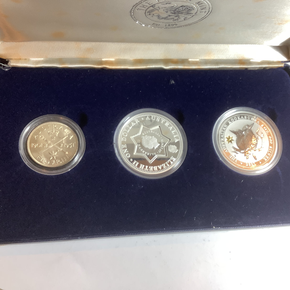 2001 Federation Star Three Coin Collection.