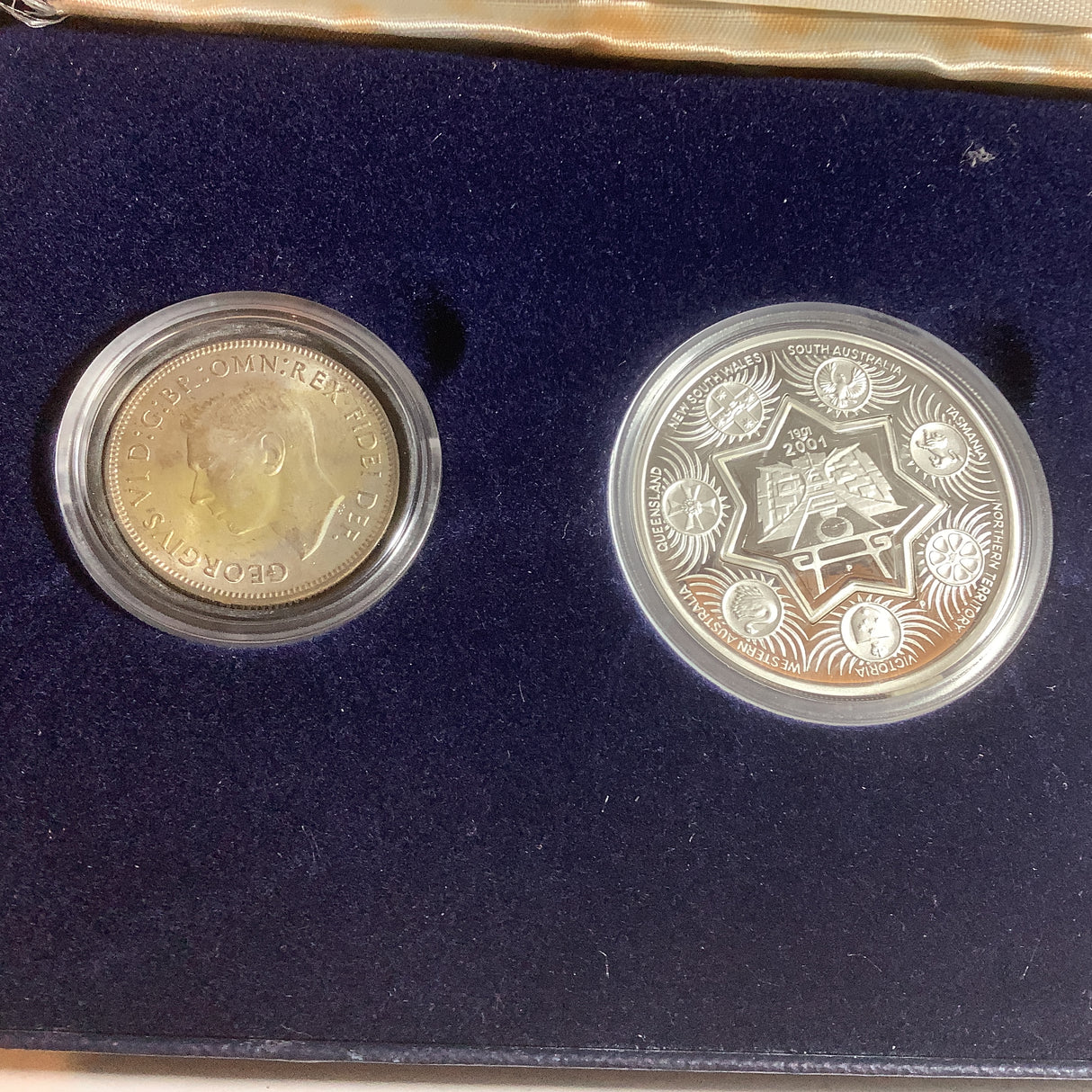 2001 Federation Star Three Coin Collection.