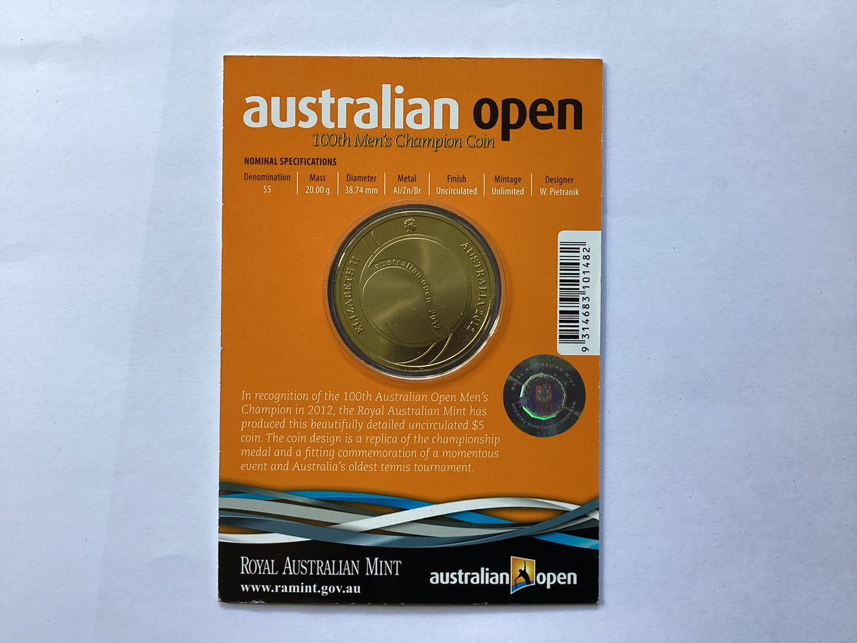 2012 $5 Australian Open Men