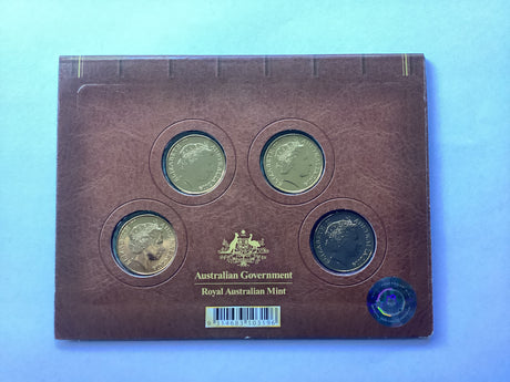 2014 a Voyage to Terra Australis Four Coin mintmark and privy mark set