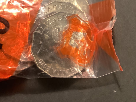 2019 IRB 50 Cent Coin Coat of Arms Security Bag.