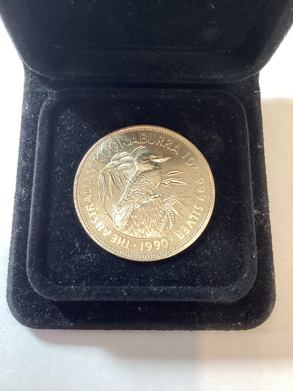 1990 $1 Silver Kookaburra