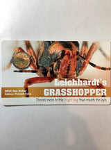 2014 $1 Leichardt's Grasshopper Colour Printed Coin