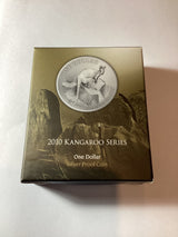2010 Kangaroo Series $1 Silver Proof Coin. Yellow Footed Rock Wallaby