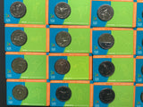 2006 Melbourne Commonwealth Games 50c Complete Set of 16 Coins.