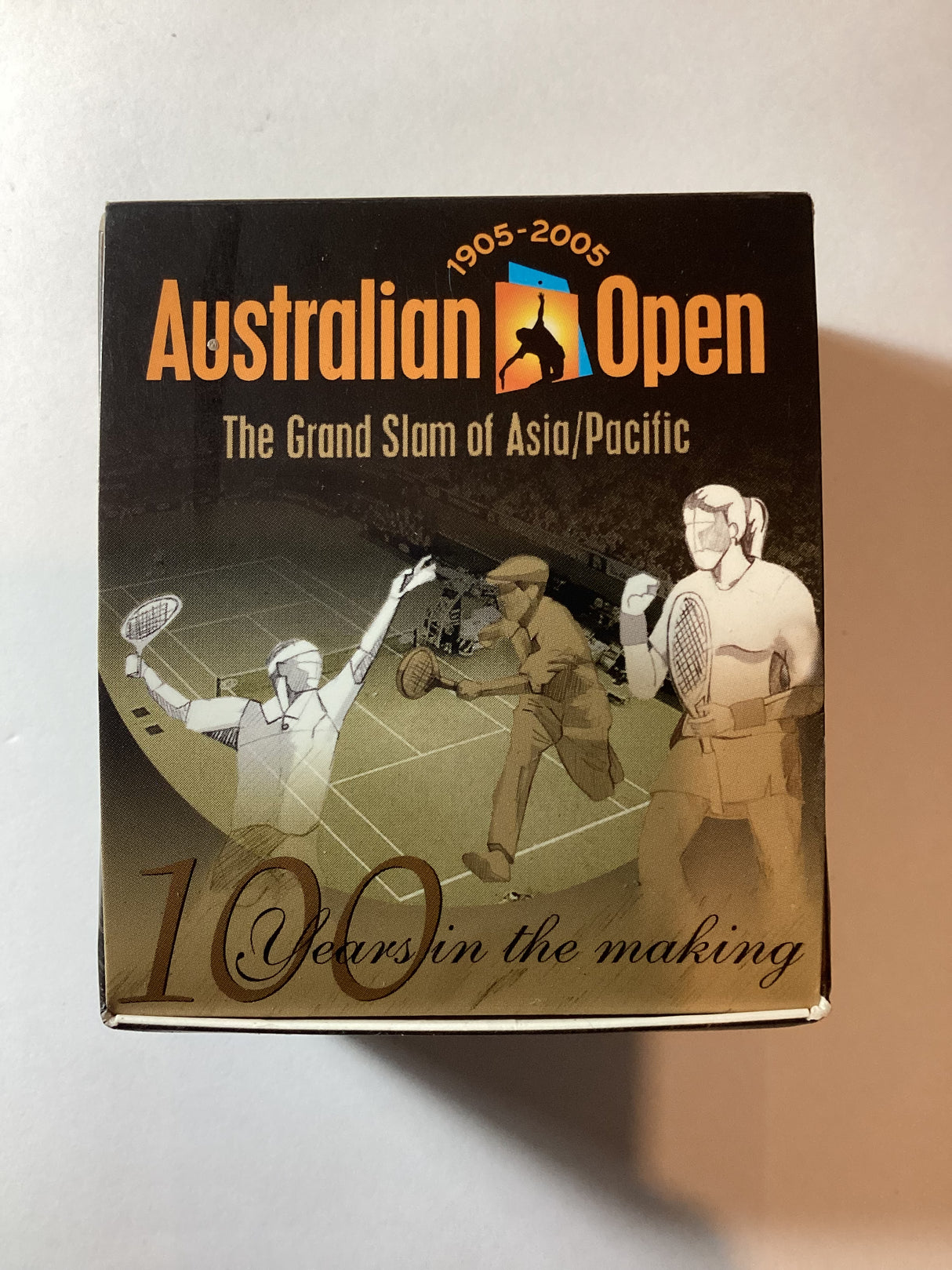 2005 Australian Open 100 Years in the Making. 1oz Silver Proof Coin.