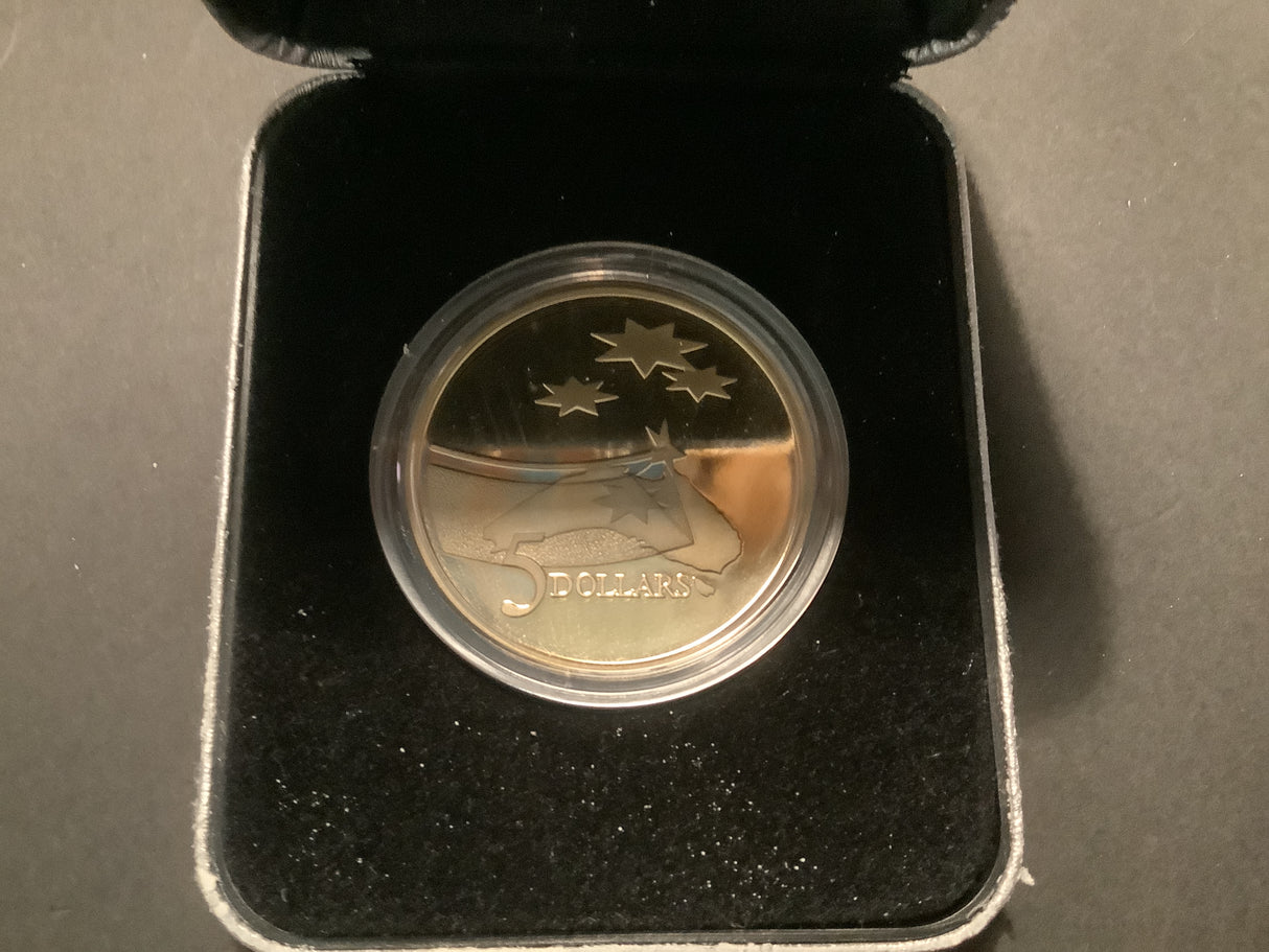 1992 5 Dollar Proof Coin Commemorating International Year of Space