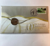 2010 The Australian Taxation Office Centenary 20c PNC