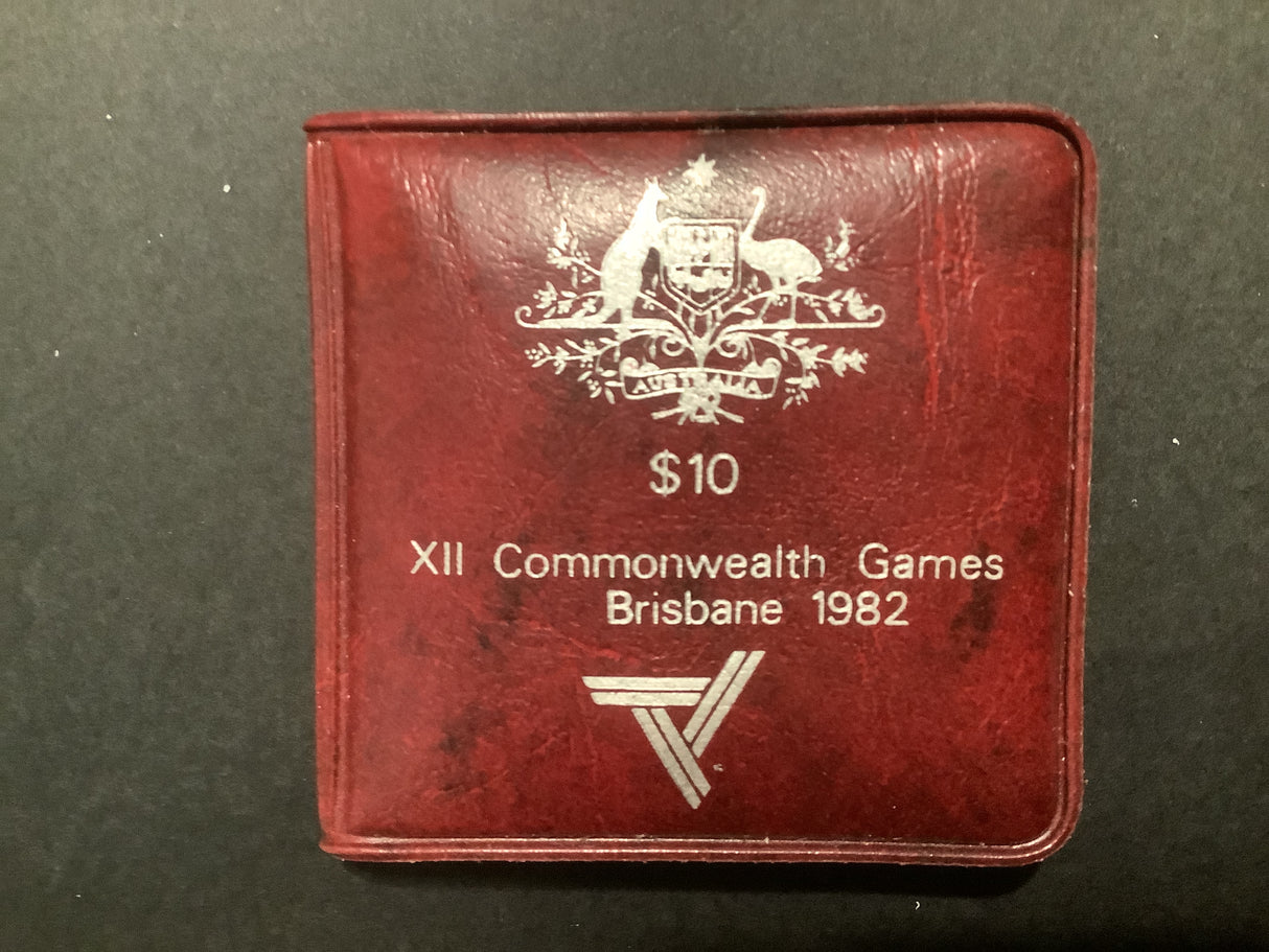 1982 $10 Brisbane XII Commonwealth Games Uncirculated Silver Coin