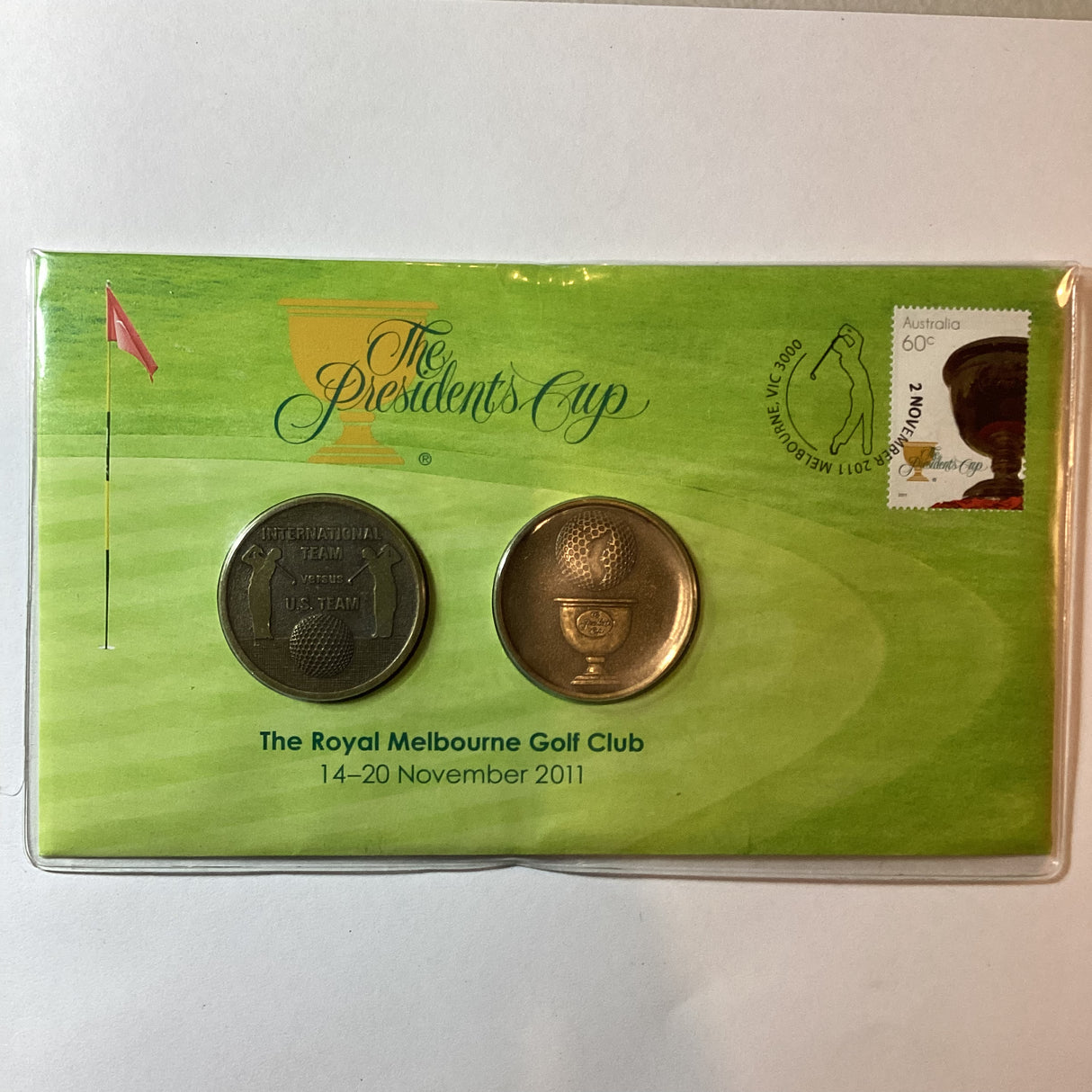 2011 PNC The Presidents Cup 2 Coin Set