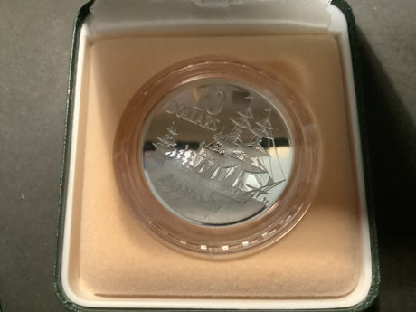 1988 $10 Proof Australian Bicentenary Silver Coin.