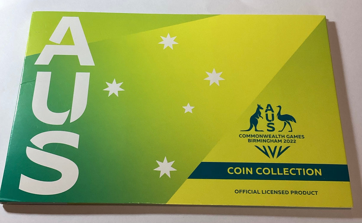 2022 Commonwealth Games. A,U,S Coin Collection $1 and $2