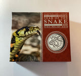 2013 Year of the Snake 1oz High Relief Silver Proof Coin