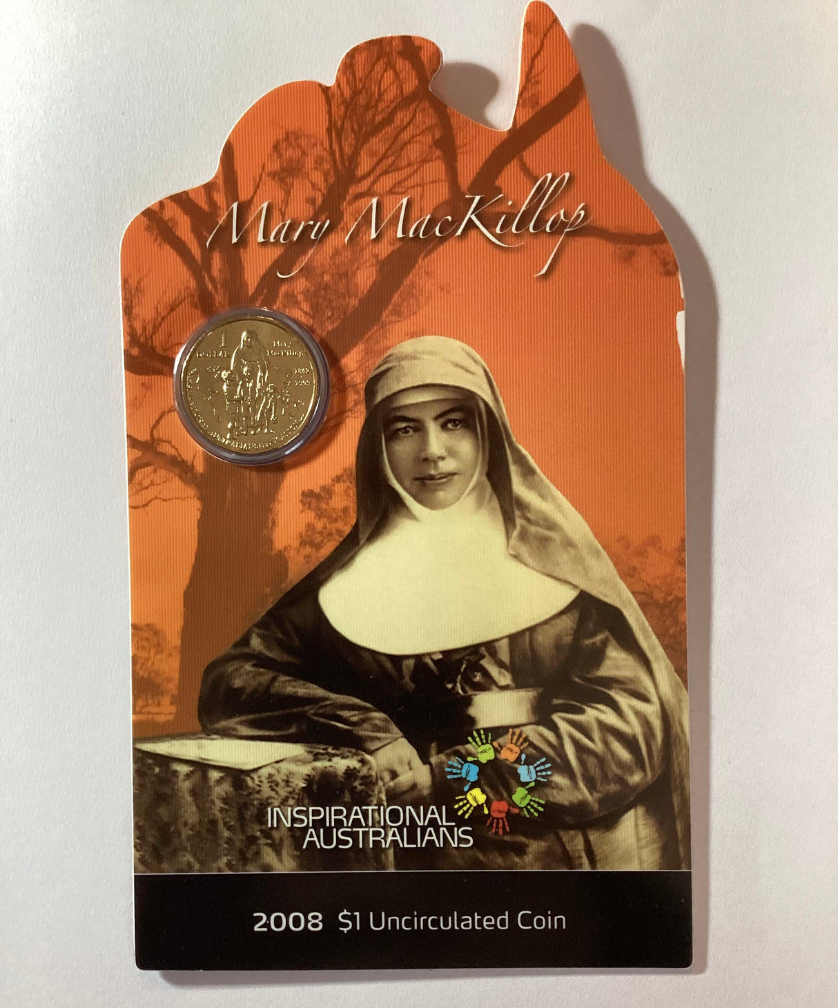 2008 $1 Inspirational Australians. Mary Mackillop