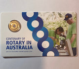 2021 $1 Centenary of Rotary in Australia Carded Coin