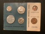 1966 Blue Card Uncirculated Royal Australian Mint Set.