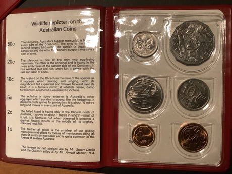 1979 Uncirculated Mint set in Red Folder.