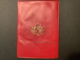 1981 Uncirculated Mint set in Red Folder.