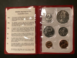 1981 Uncirculated Mint set in Red Folder.