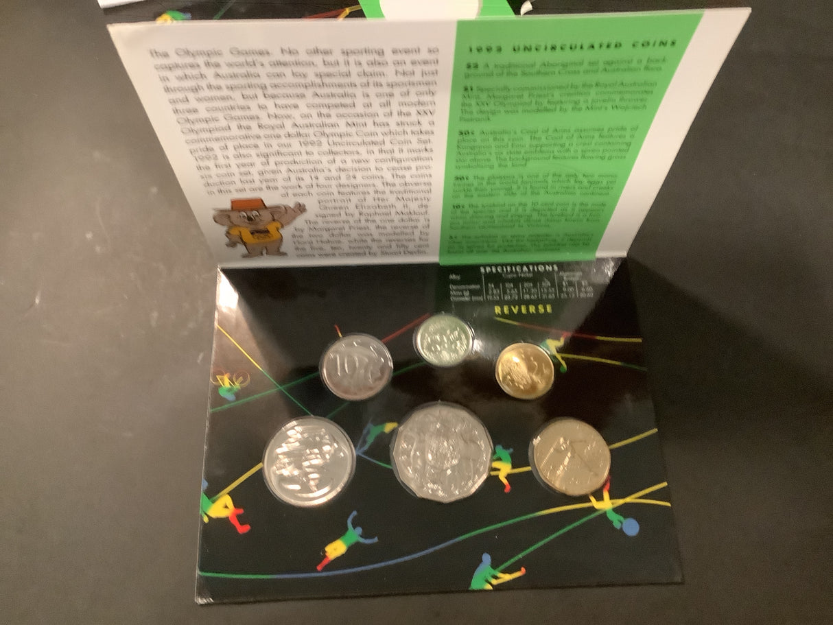 1992 Australian Mint Set Barcelona Olympics.