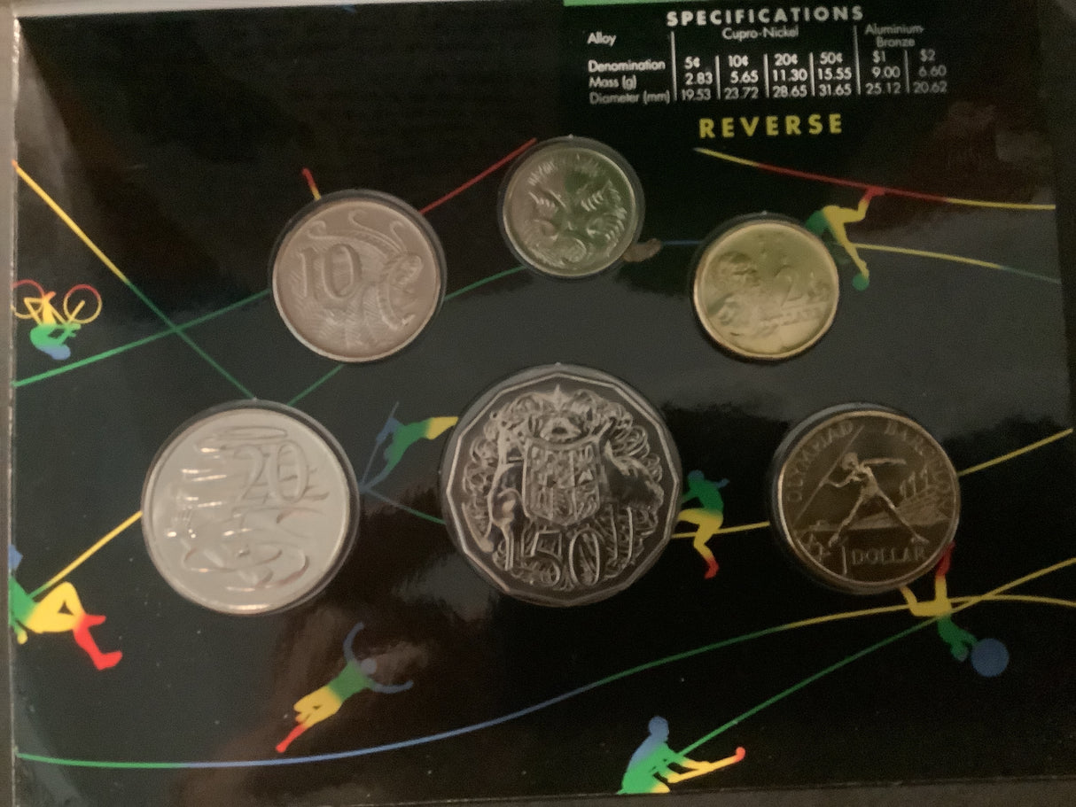 1992 Australian Mint Set Barcelona Olympics.