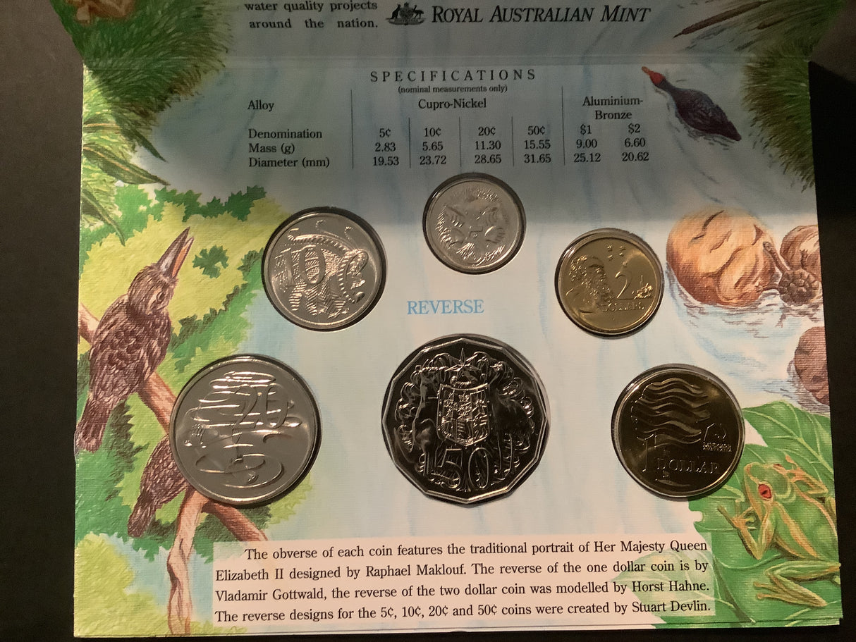 1993 Australian Uncirculated Set. Landcare