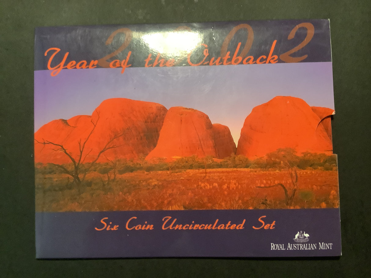 2002 Australian Uncirculated Set. Year of the Outback