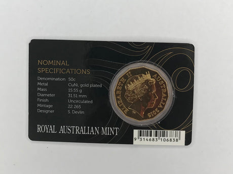 2015 50c Anniversary of the Royal Australian Mint.