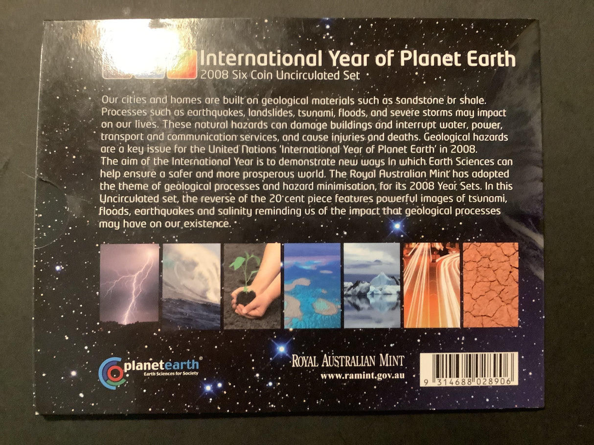 2008 Uncirculated Set. International Year of Planet Earth