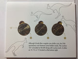 2019 $1 'A', 'U', 'S' Melbourne Mint Set