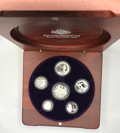 2007 Royal Australian Mint. Fine Silver Proof set.