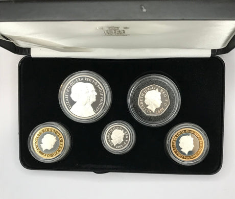 2007 United Kingdom Piedford Silver Coin Collection.