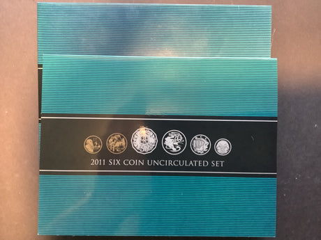 2011 RAM uncirculated six coin set.