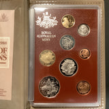 1988 8 Coin Royal Australia Mint Proof Set.