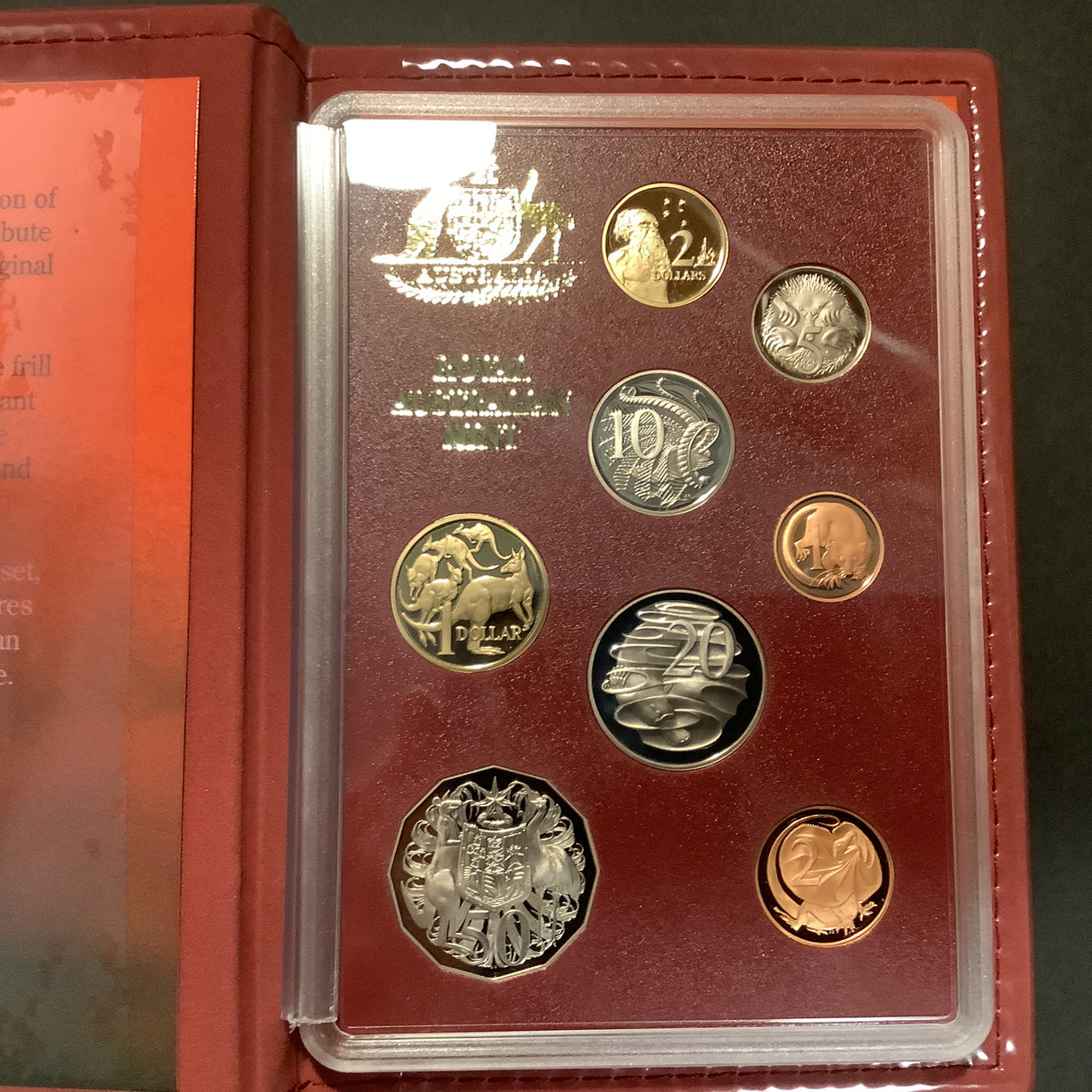 1989 8 Coin RAM issued Proof Set.
