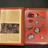 1990 8 Coin Australian Proof Set. Aboriginal People.