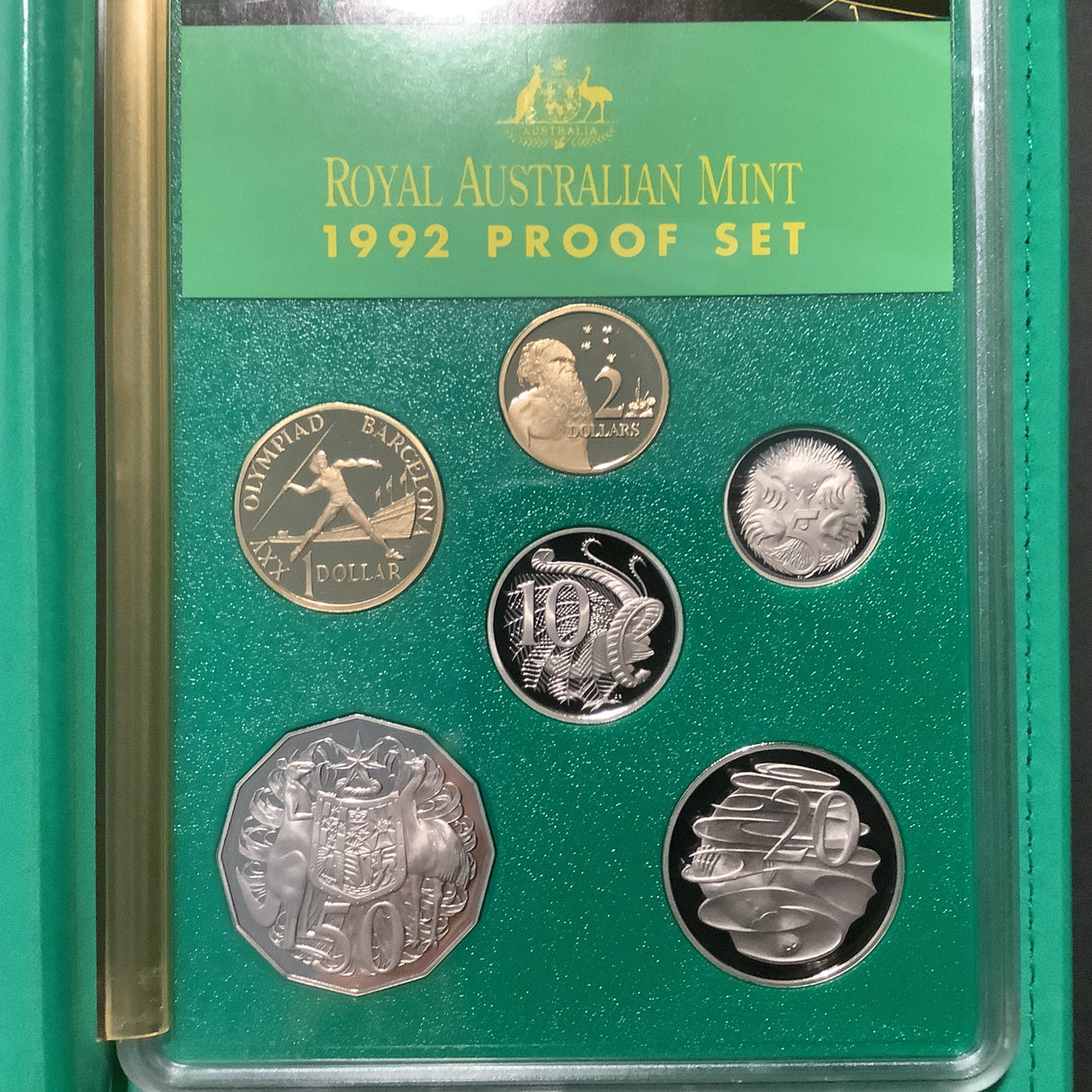 1992 RAM Proof Set. Barcelona Olympics.