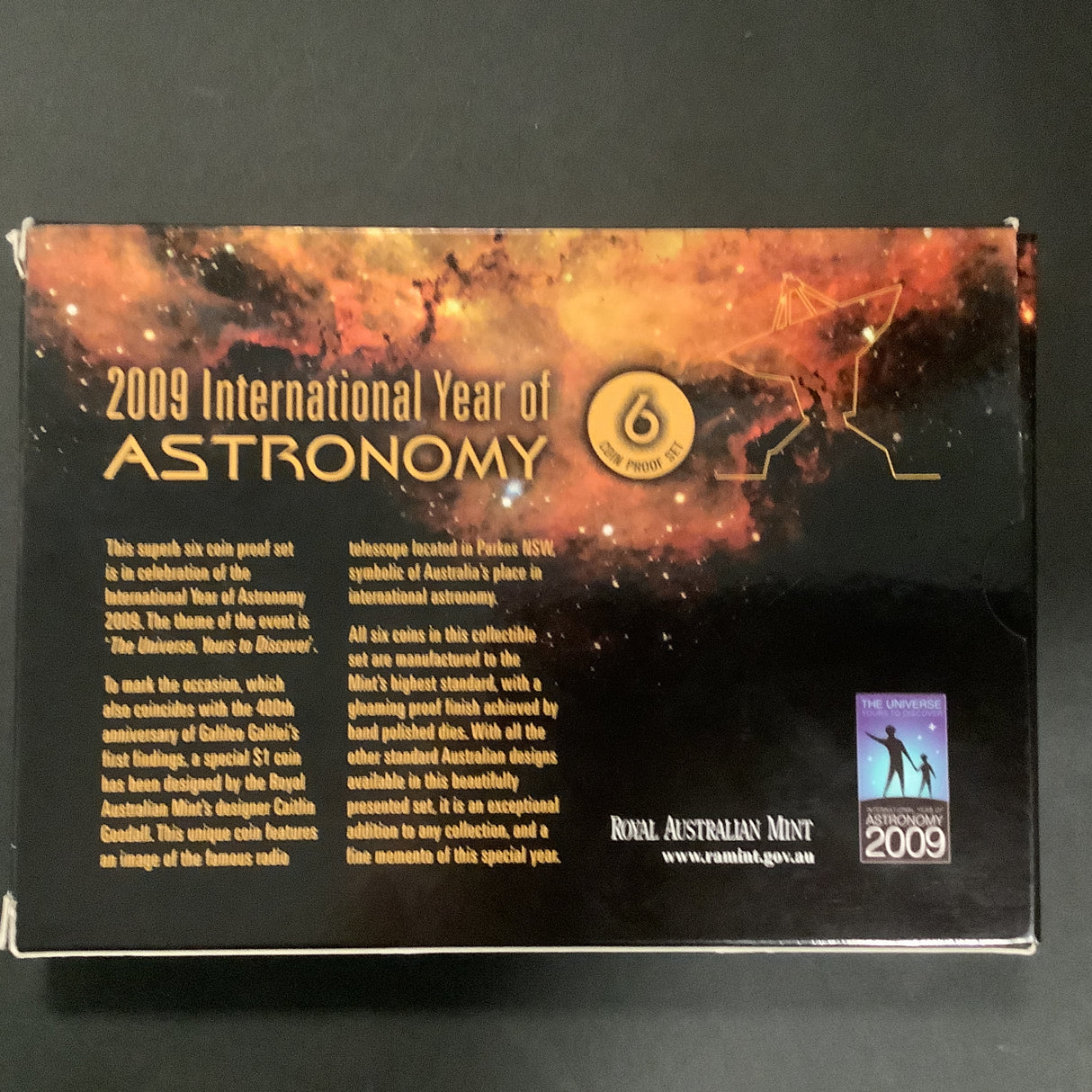 2009 6 Coin RAM issued Proof Set. International Year of Astronomy.