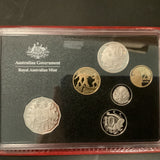 2007 6 Coin Proof Set. Year of the Lifesaver.