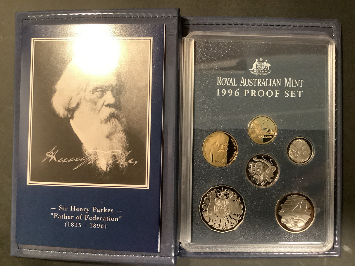 1996 Australian Proof Set. Sir Henry Parkes.