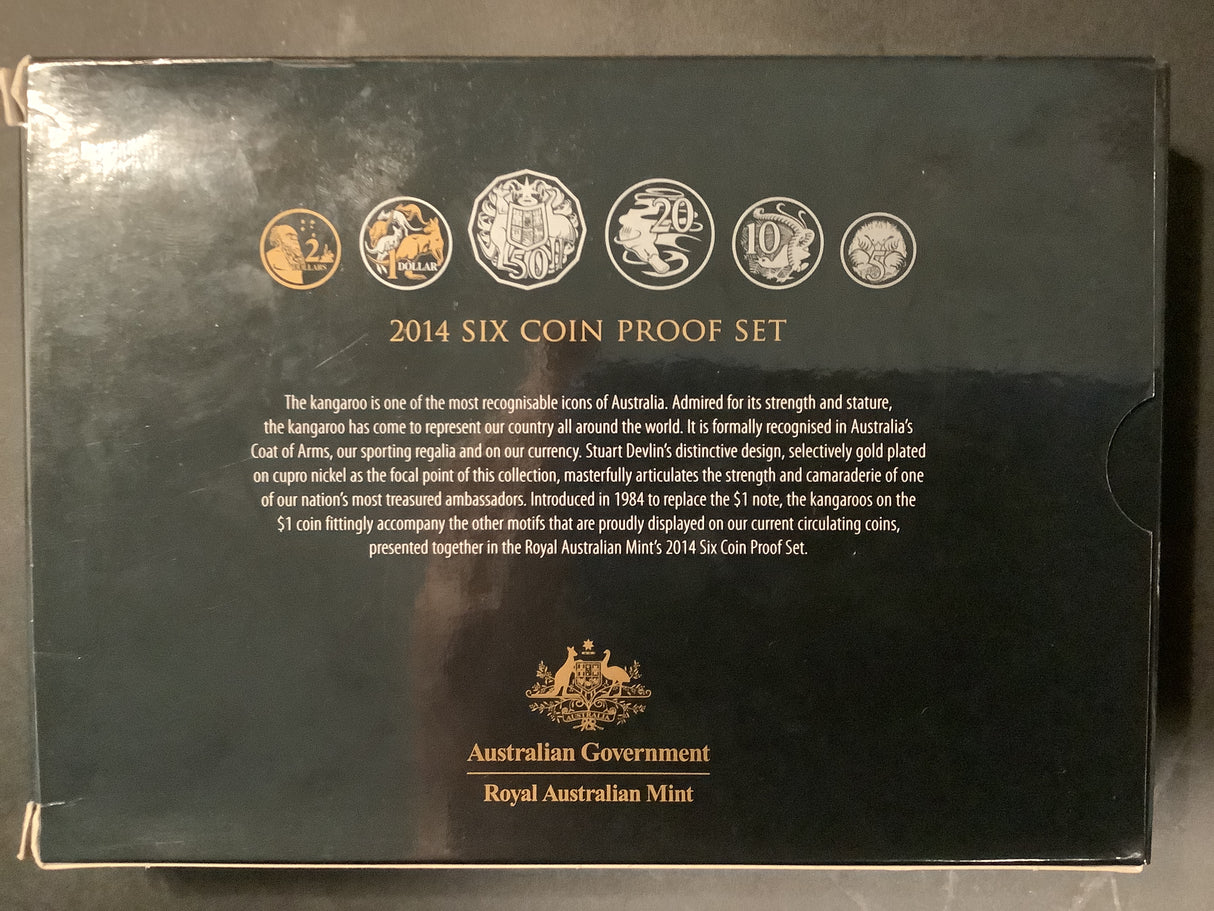 2014 Australia Proof Set 'Special Edition'. Featuring Special $1 Coin.