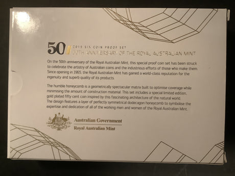 2015 6 Coin Proof Set. 50th Anniversary of RAM.