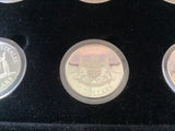 1985-1993 Ten Dollar Silver Proof State Series Collection. 8 coins