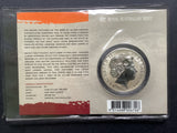 2003 $1 Silver Kangaroo Frosted Uncirculated Coin.